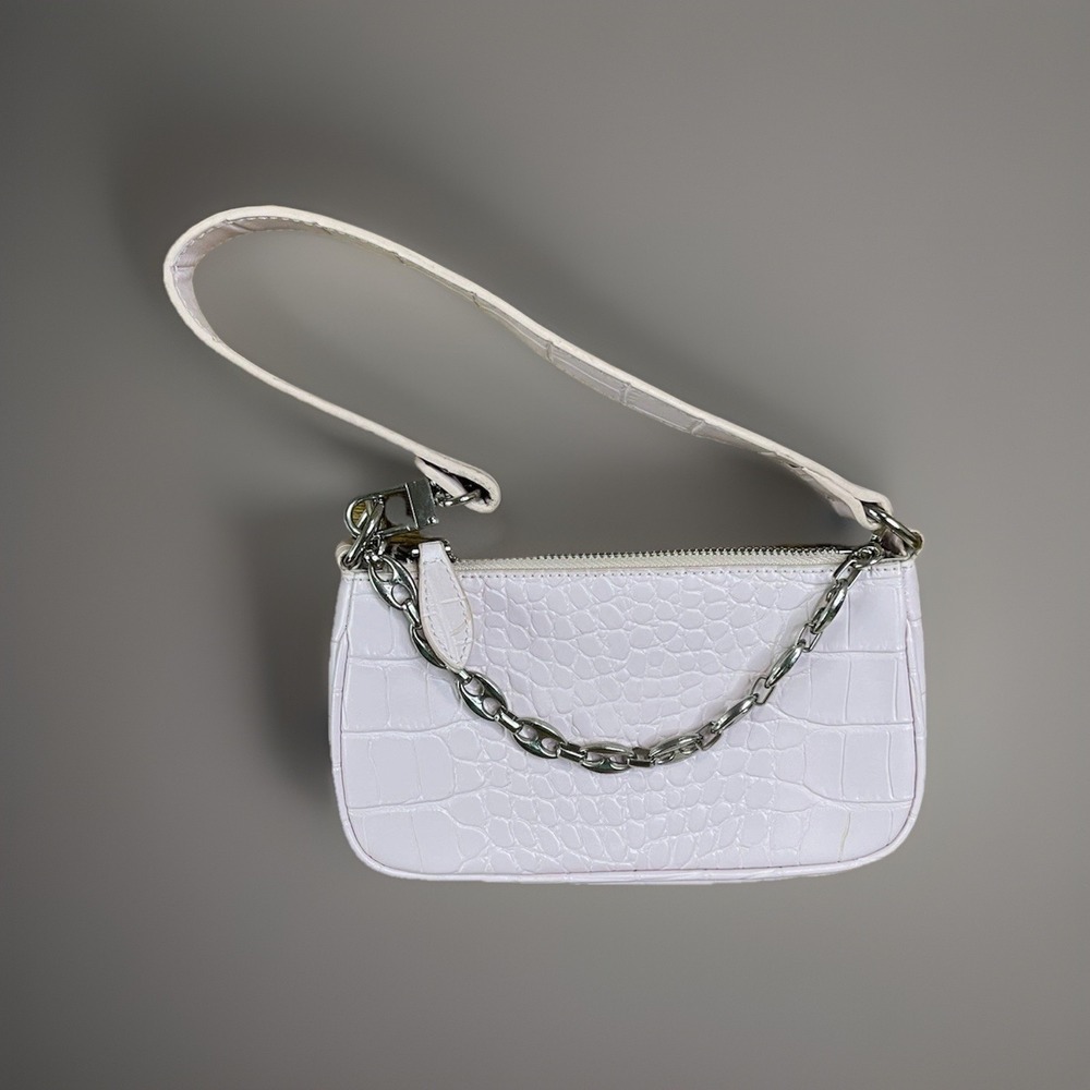By Far Handbag Mini Rachel White Pink Ladies Made Italy